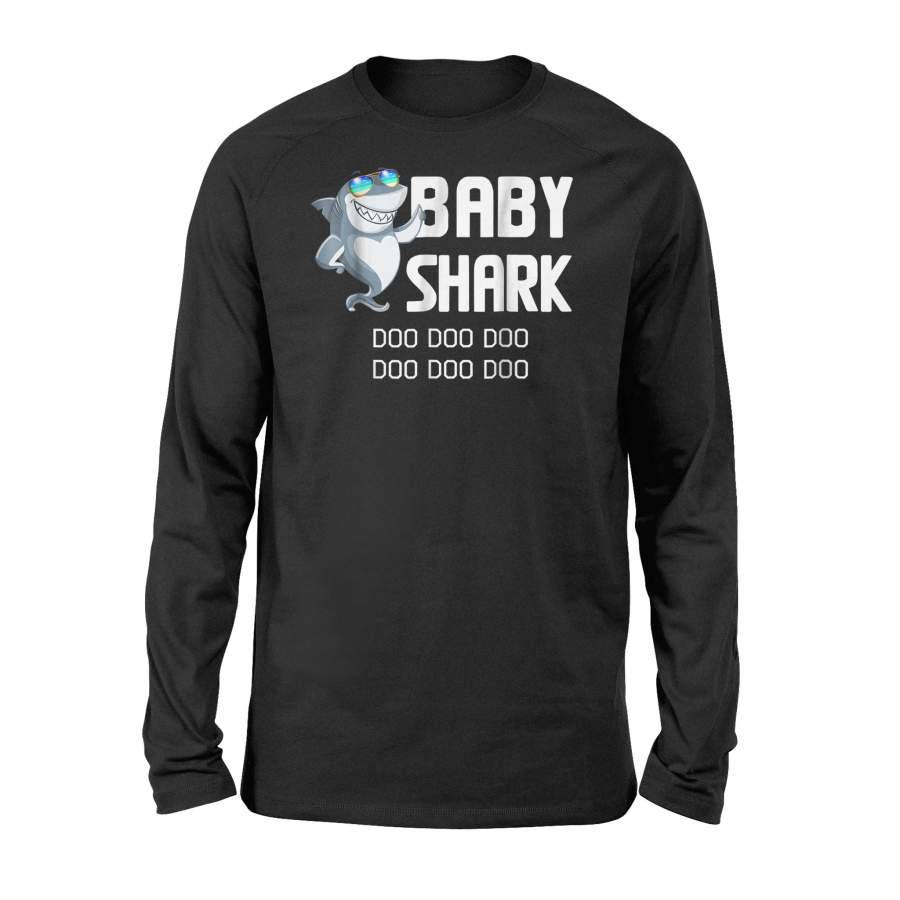 Cool Baby Shark Doo Doo Doo Best Gift For Kids Long Sleeve T-Shirt