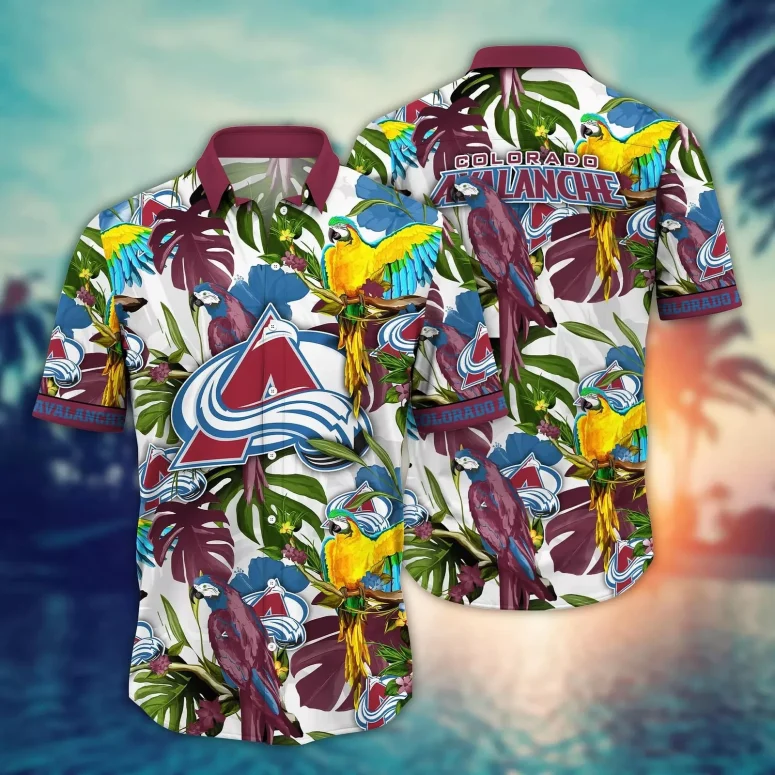Colorado Rockies Midnight Petals Hawaiian Shirt