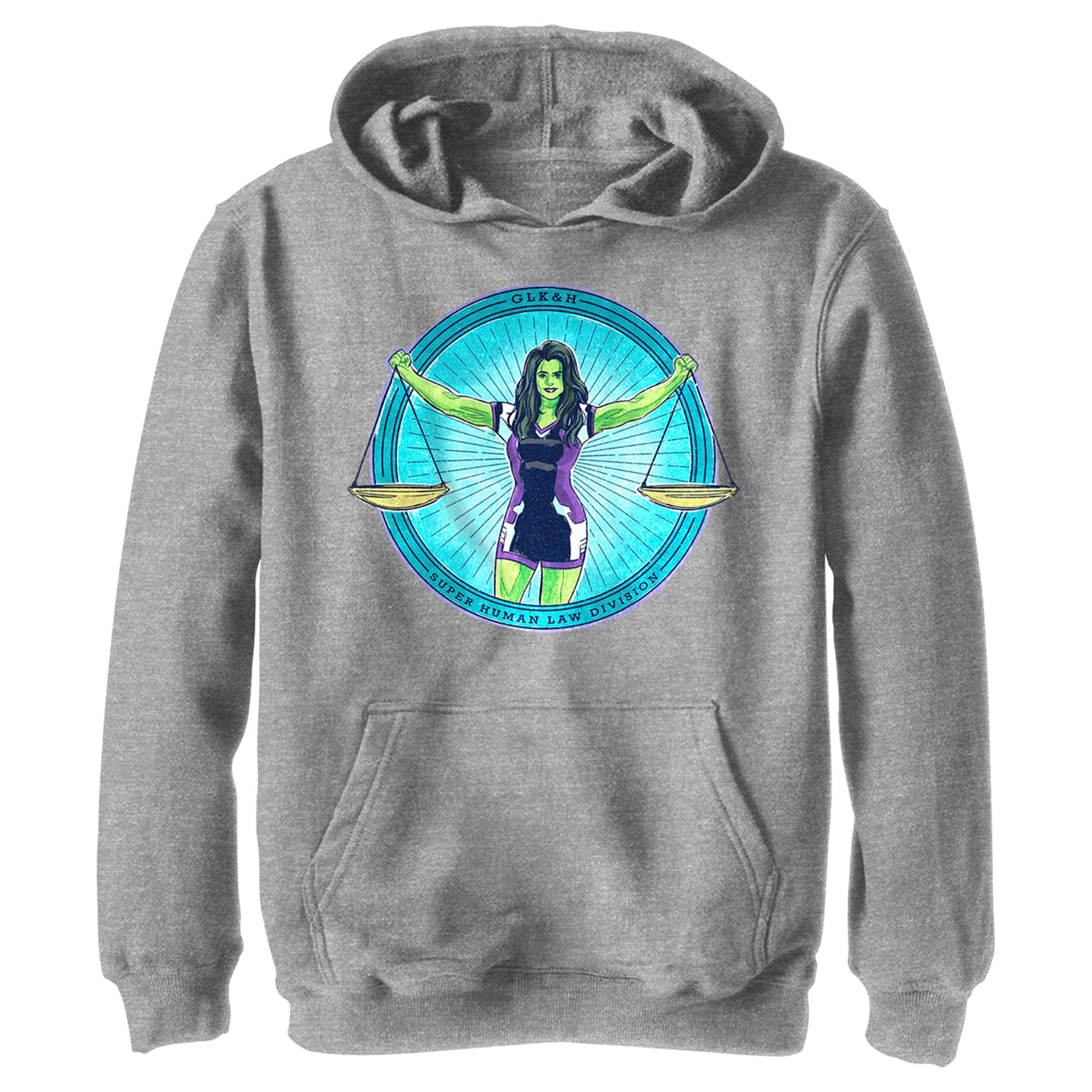 Boy’S She-Hulk: Attorney At Law Super Human Law Division Pull Over Hoodie