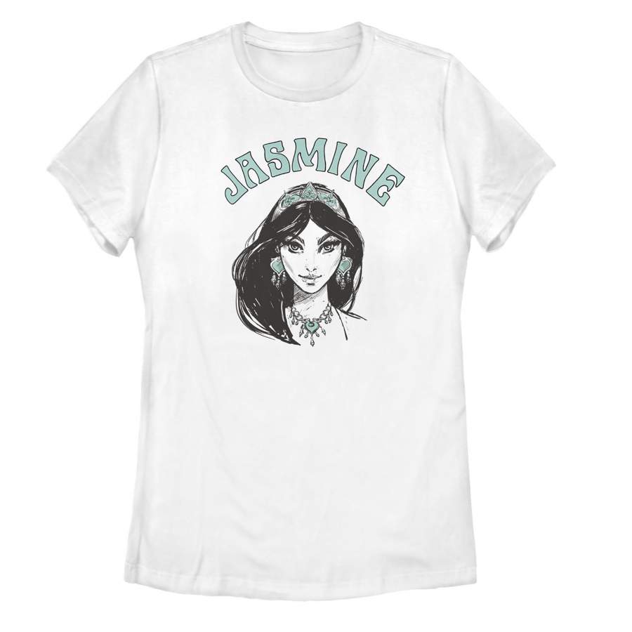 Aladdin Women’s Jasmine Sketch T-Shirt