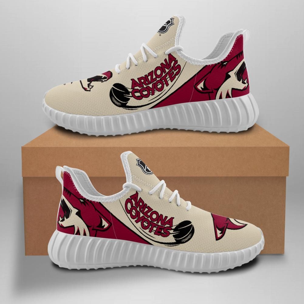 Arizona Coyotes New Hockey Custom Shoes Sport Sneakers Arizona Coyotes Yeezy Boost