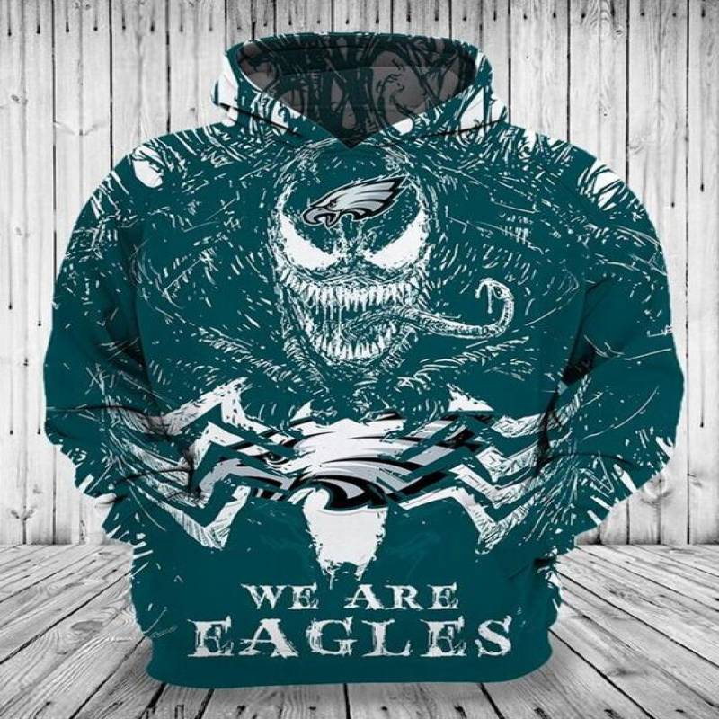 We are Eagles Venom – Philadelphia Eagles 3D Hoodies