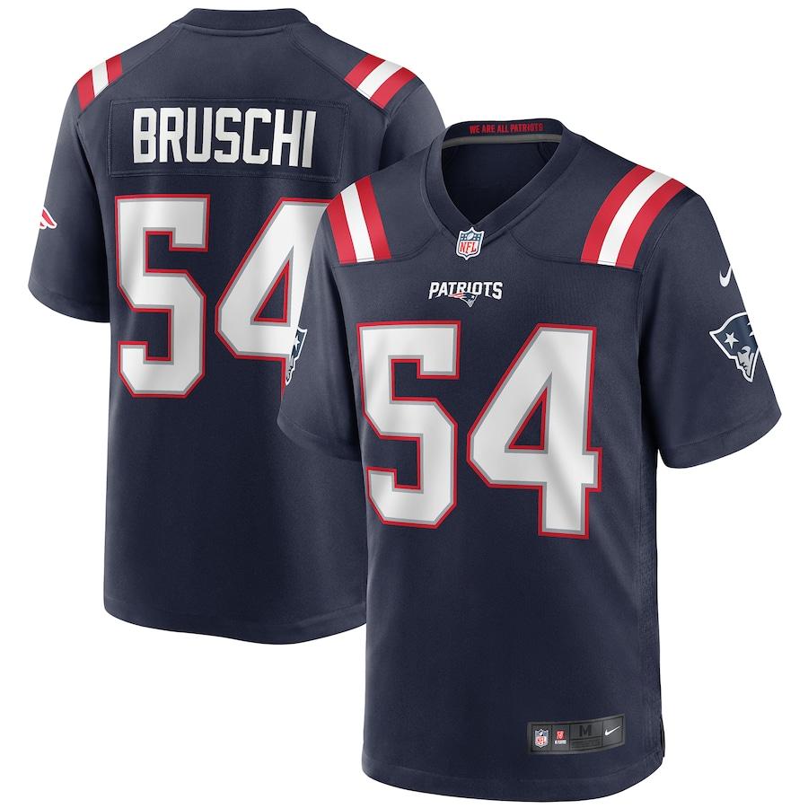 Tedy Bruschi New England Patriots Nike Game Retired Player Jersey – Navy