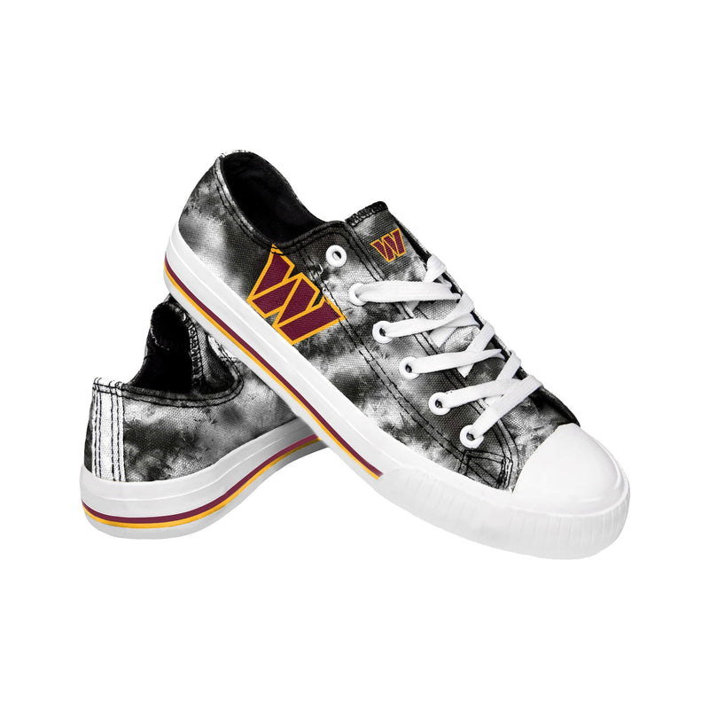 Washington Commanders NFL Womens Low Top Tie-Dye Canvas Shoe