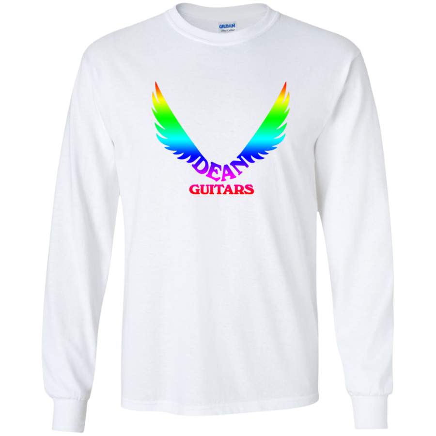 AGR Dean Guitars Logo Rainbow Long Sleeve T-Shirt