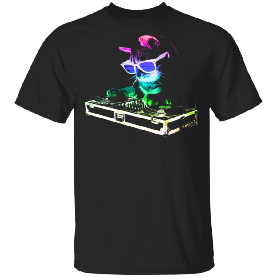 HOUSE CAT (Rainbow DJ Kitty) T-Shirt