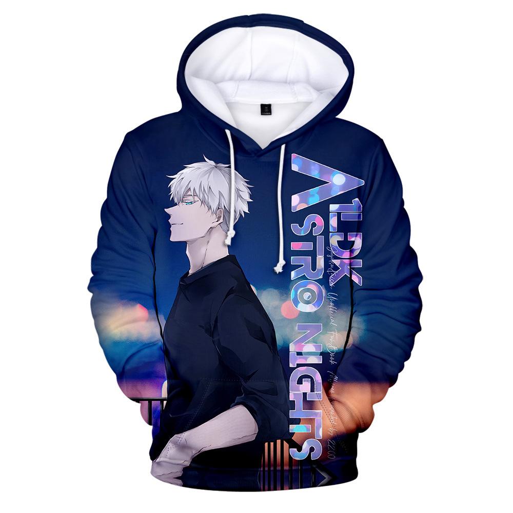 3D Printed Kaisen Pullover Hoodies – Anime Jujutsu Sweatshirt