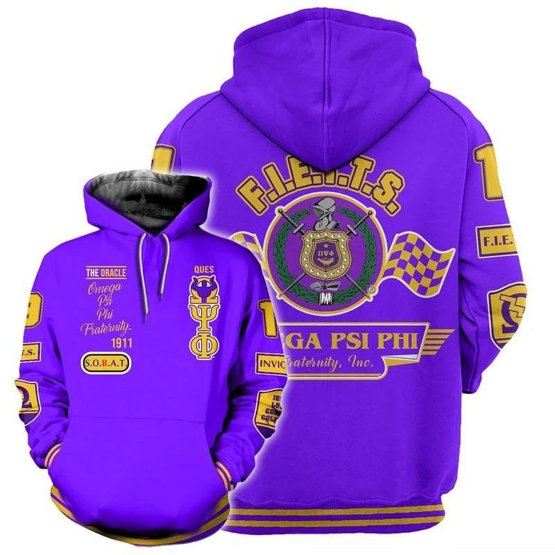 Fraternity Hoodie – The Oracle Omega Psi Phi Fraternity Hoodie