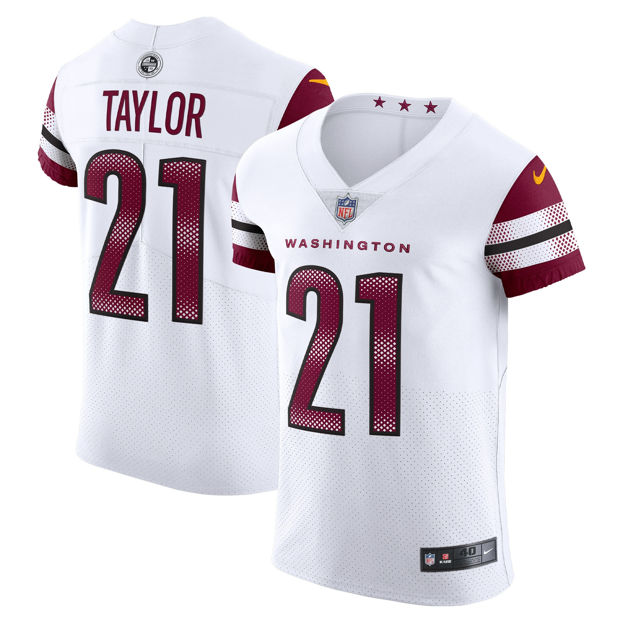 Sean Taylor Washington Commanders Vapor Elite Retired Player Jersey – White