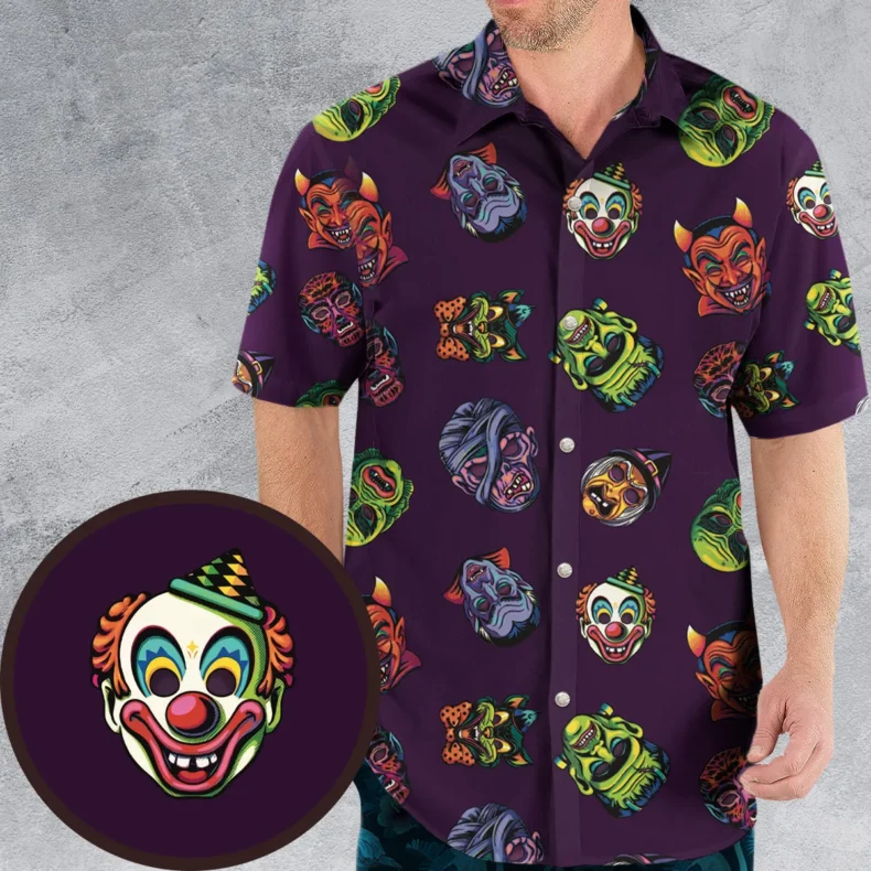 Beast Mode On Monster Masks Hawaiian Shirt