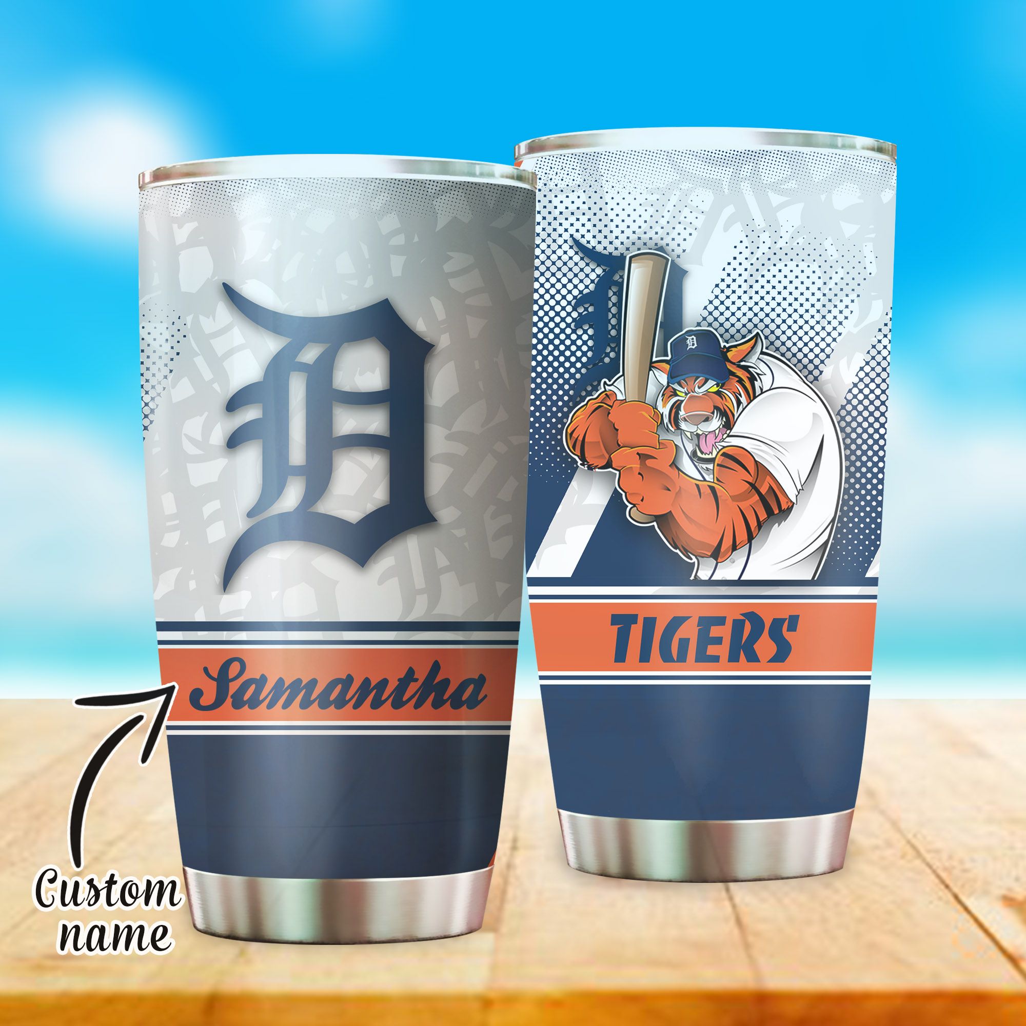 Detroit Tigers Custom Tumbler 202 L1MTH0542