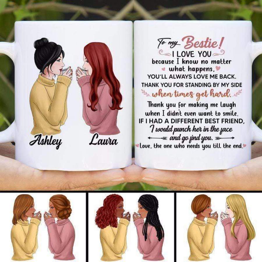 To My Bestie Gentle Girls Personalized Mug