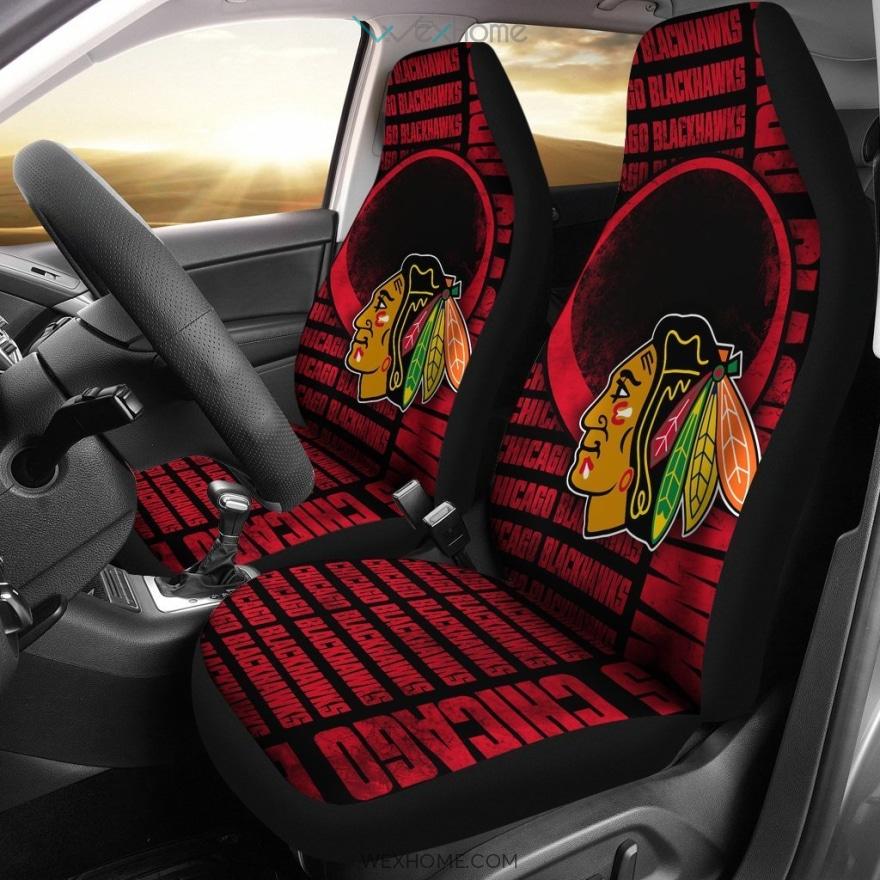 The Victory Chicago Blackhawks Car Seat Covers Unique Car Gift 2021