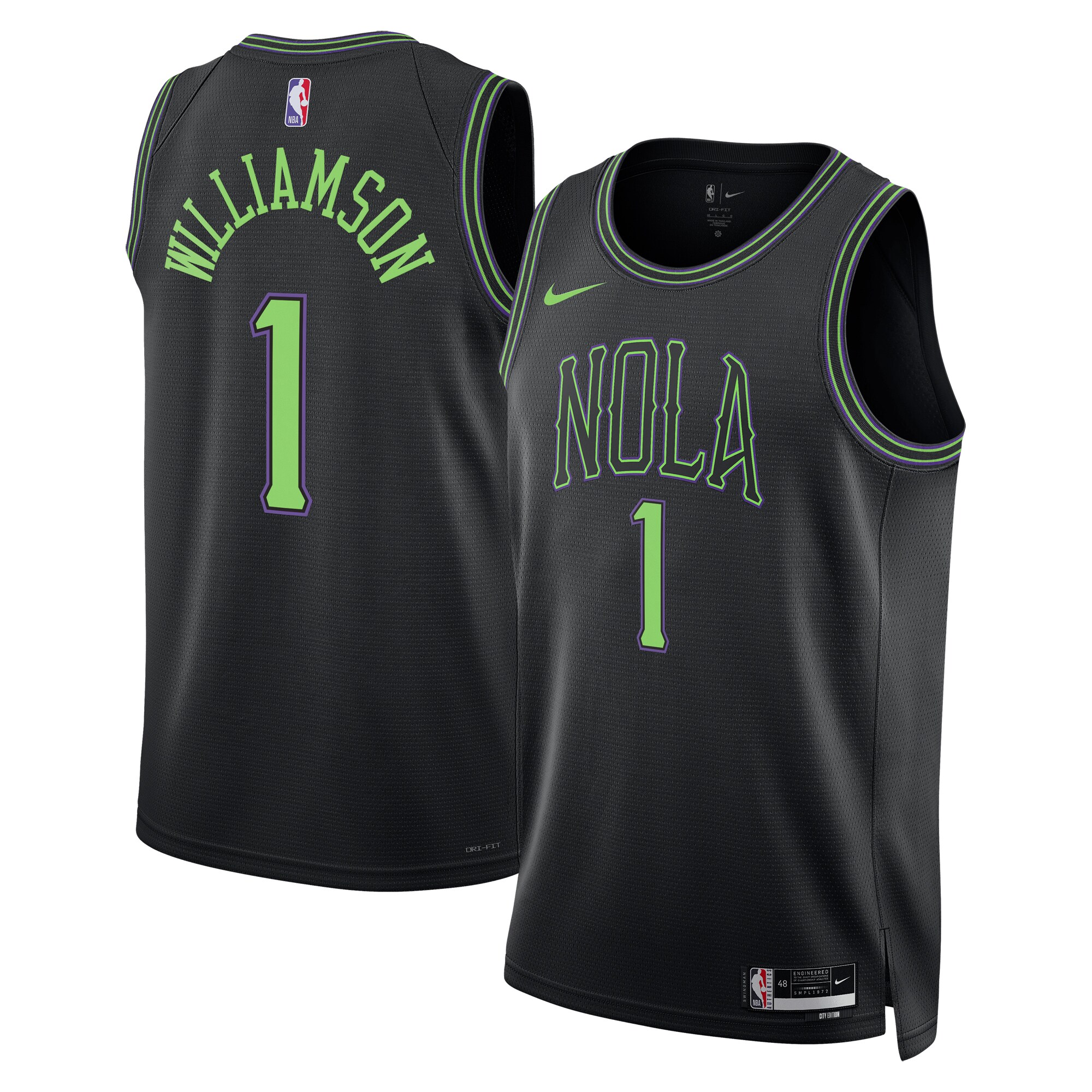 New Orleans Pelicans City Edition Swingman Jersey 23 – Blue – Zion Williamson – Unisex