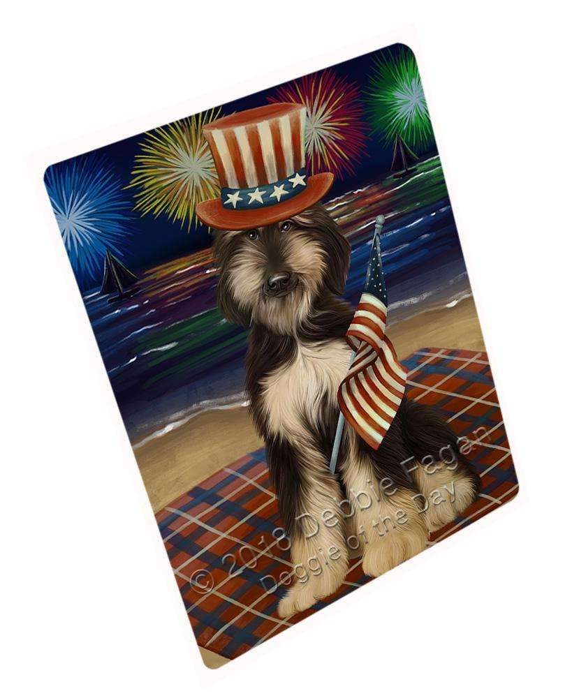 4Th Of July Independence Day Firework Afghan Hound Dog Blanket Blnkt84729