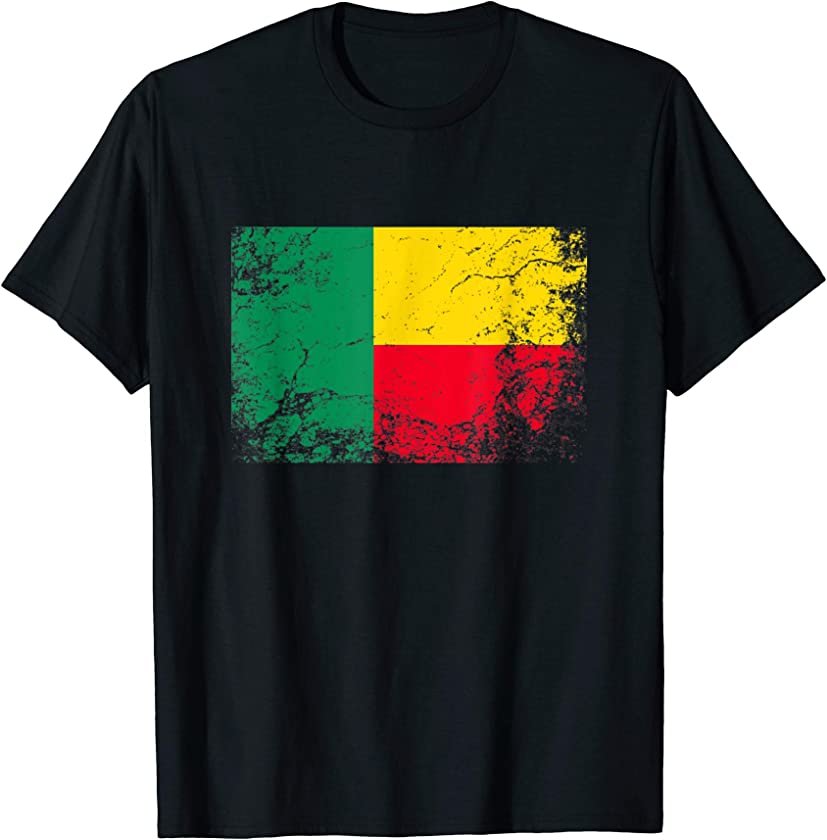 Beninese National flag vintage gift T-Shirt