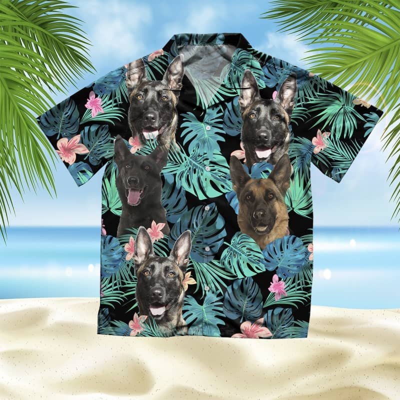 Felacia Dutch Shepherd Summer Leaves Hawaii Shirt Ha57505