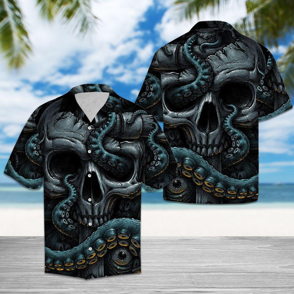 Octopus Skull Hawaii Shirt For Men Women Adult Ha102439