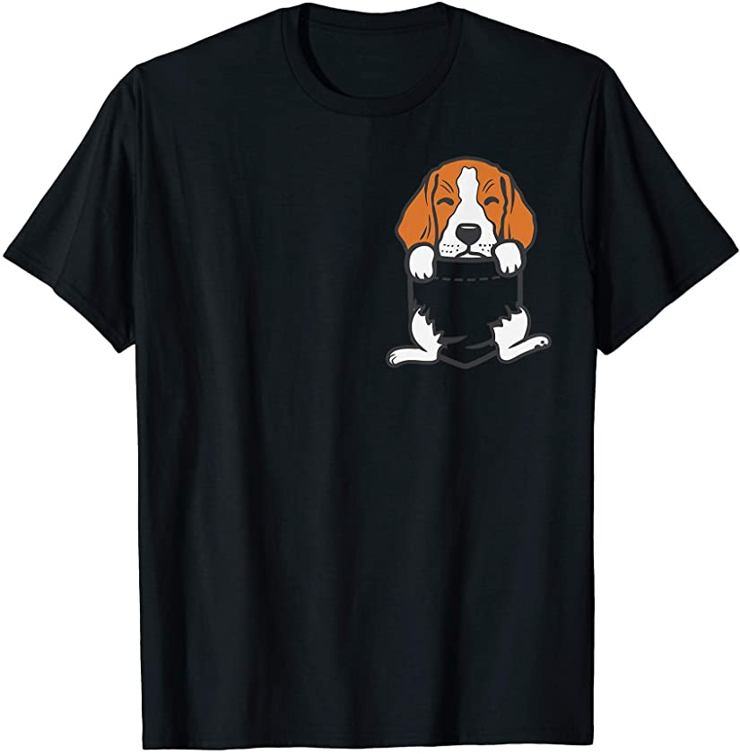 Pocket Beagle Feet Animal Pet Hound Dog Lover Owner Gift T-Shirt