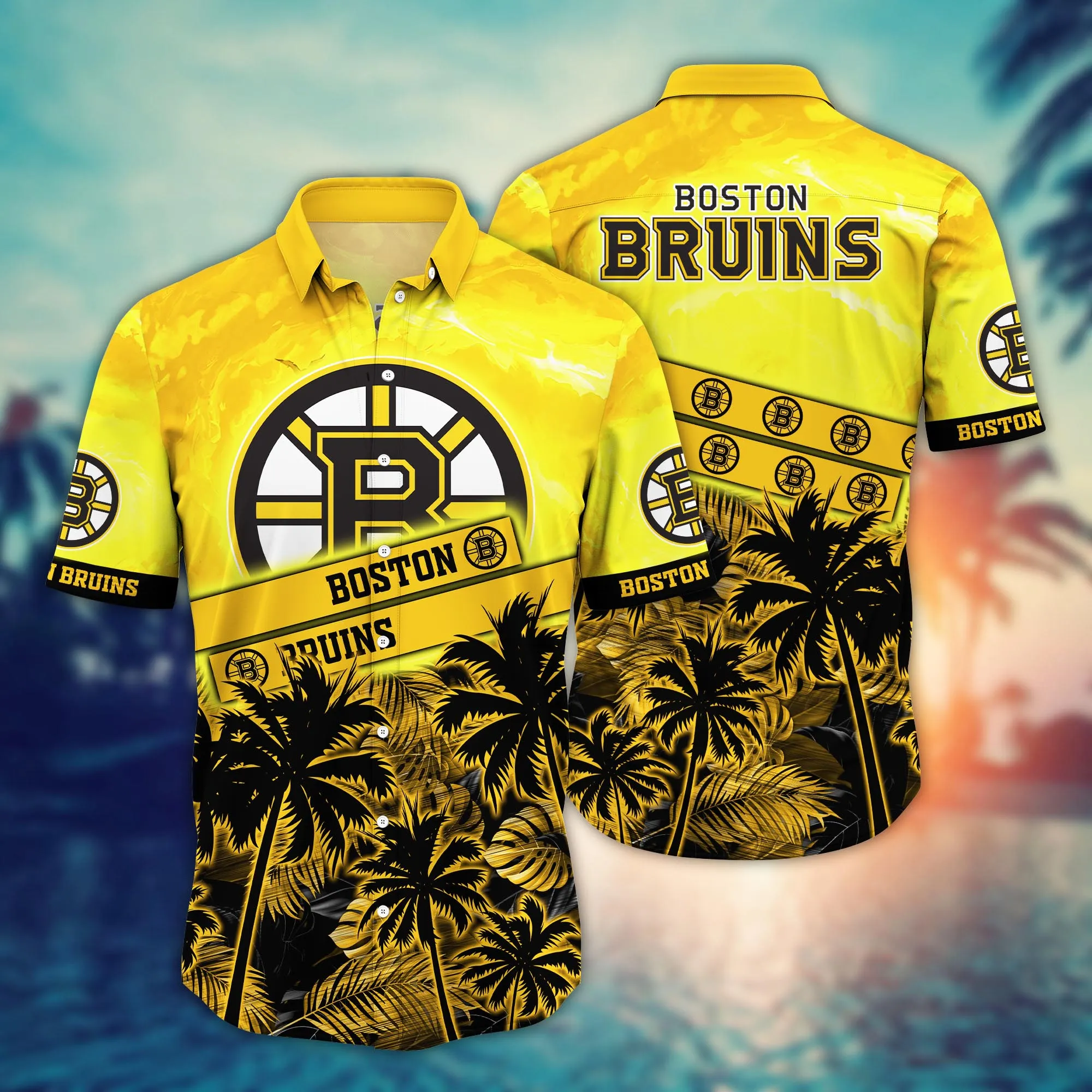 Boston Bruins Nhl Hawaiian Shirt Seasidetime Aloha Shirt