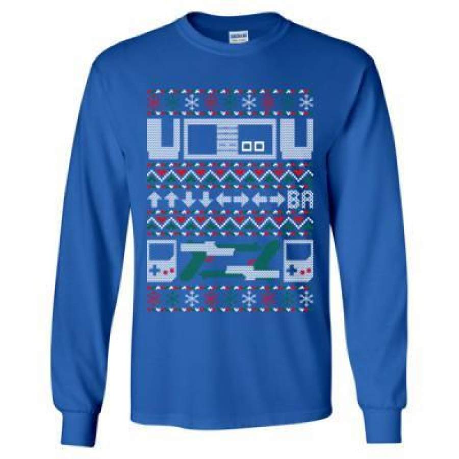 AGR Gamer Ugly Christmas Ugly Sweater Xmas – Long Sleeve T-Shirt