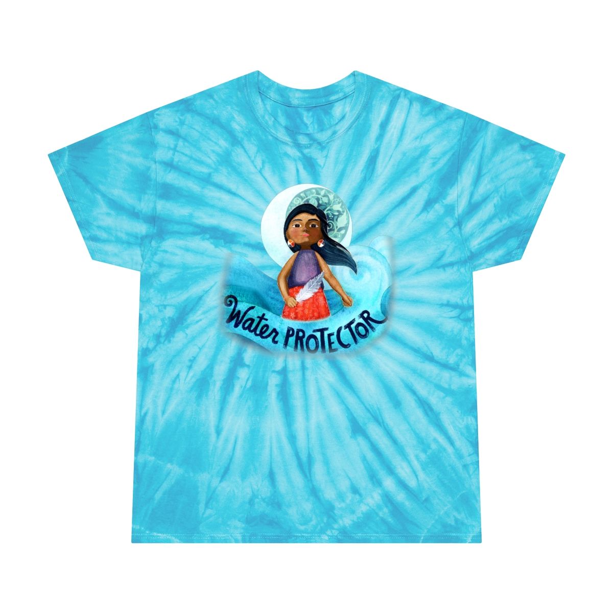 Water Protector Shirt, Tid-Dye Shirt, Tie-Dye Tee, Cyclone, Native Shirt, Native Pride Shirt