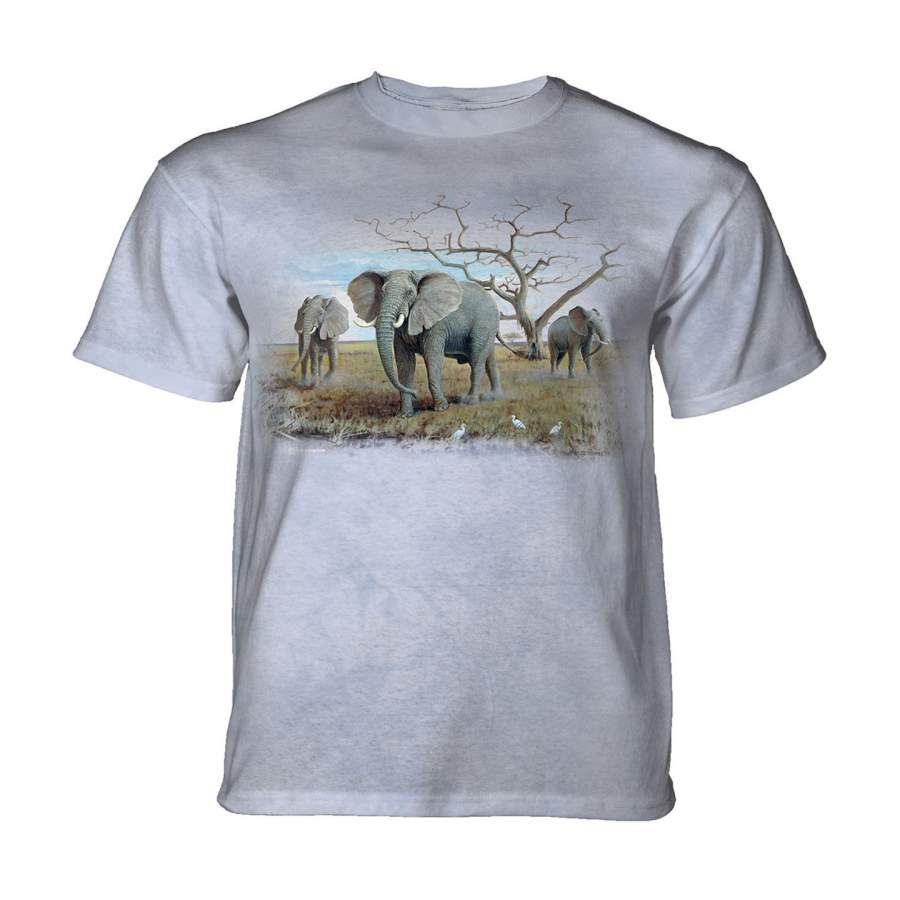 Three African Elephants – Kids’ Unisex T-Shirt