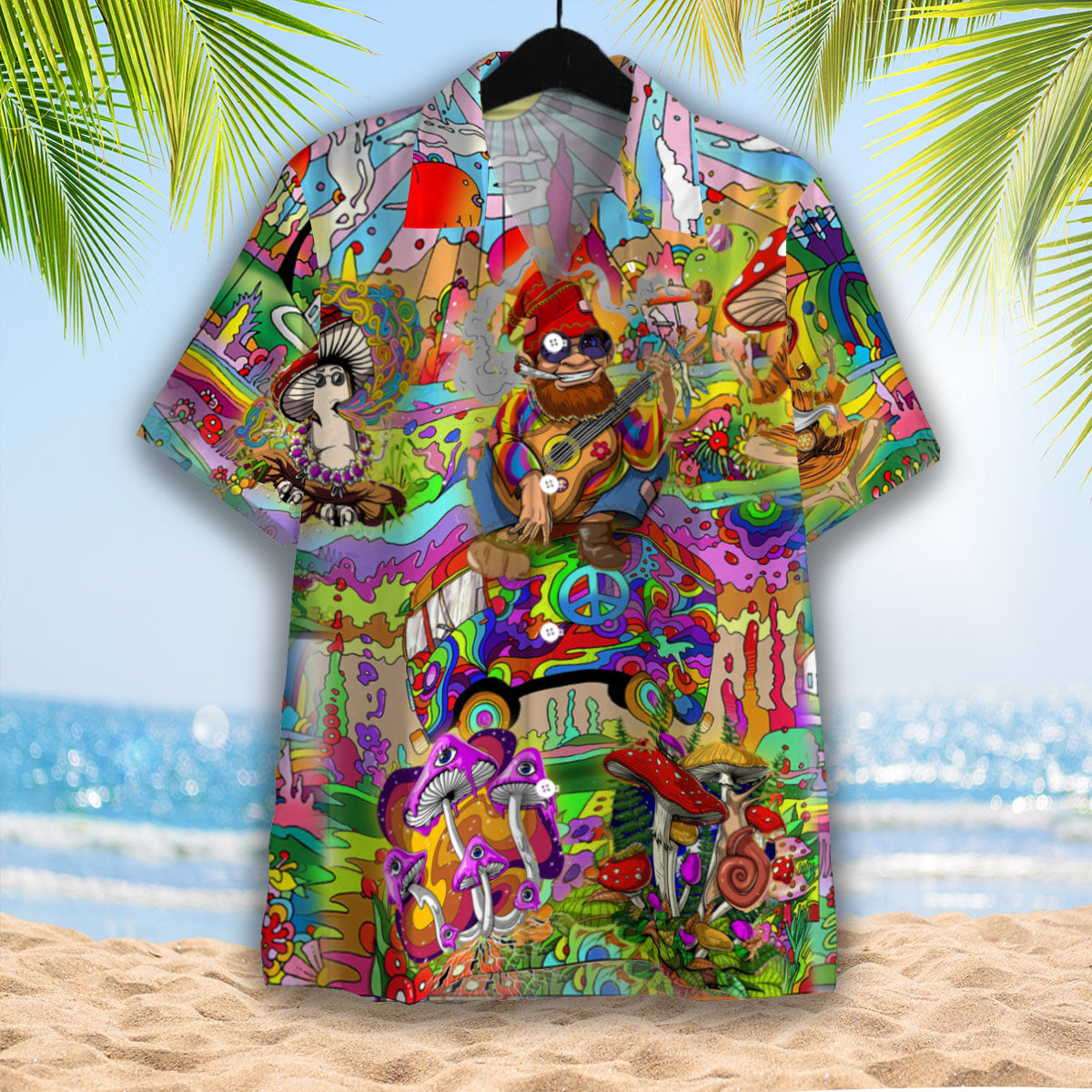 Colorful Hippie Hawaii Shirt For Men And Women Ha66219