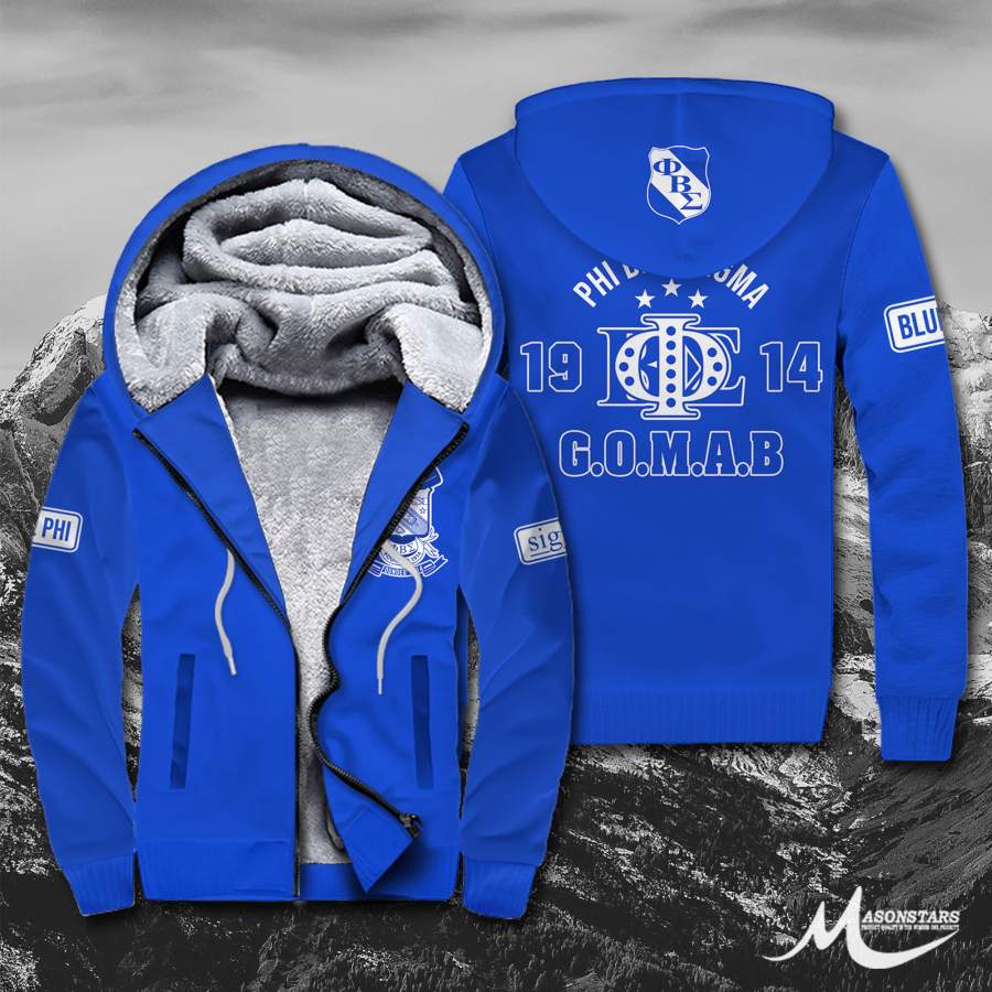 Phi Beta Sigma Fleece Zip Hoodies 23102019