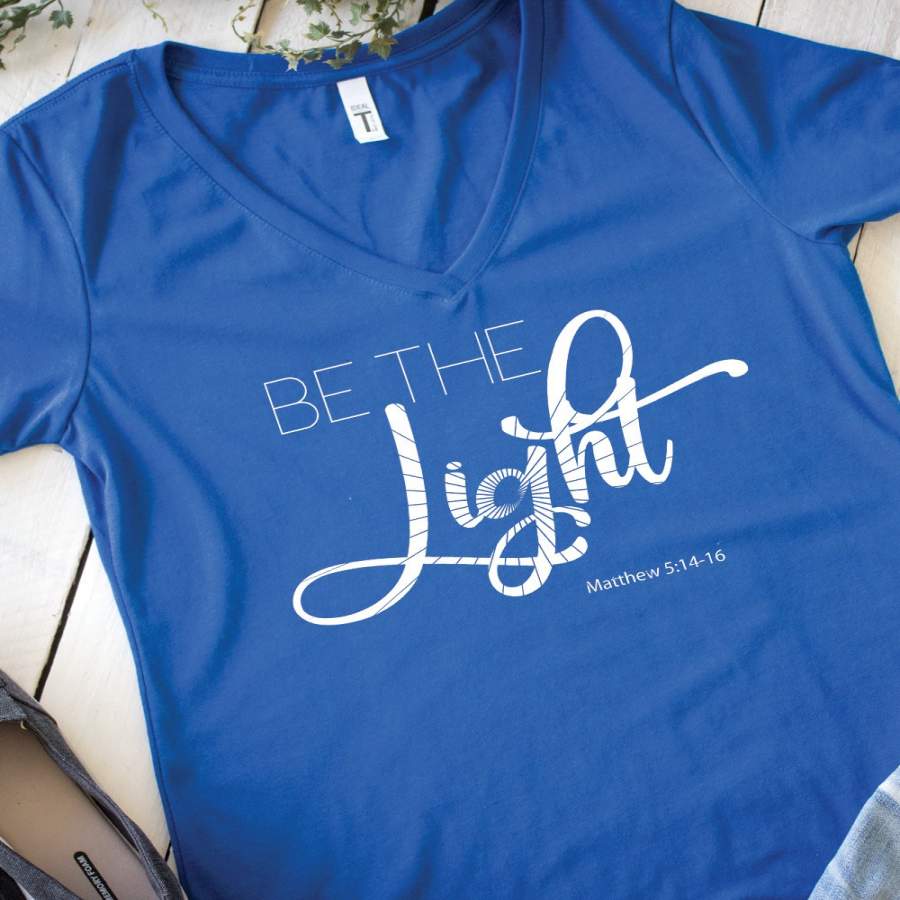 Be The Light Relax Fit V-Neck