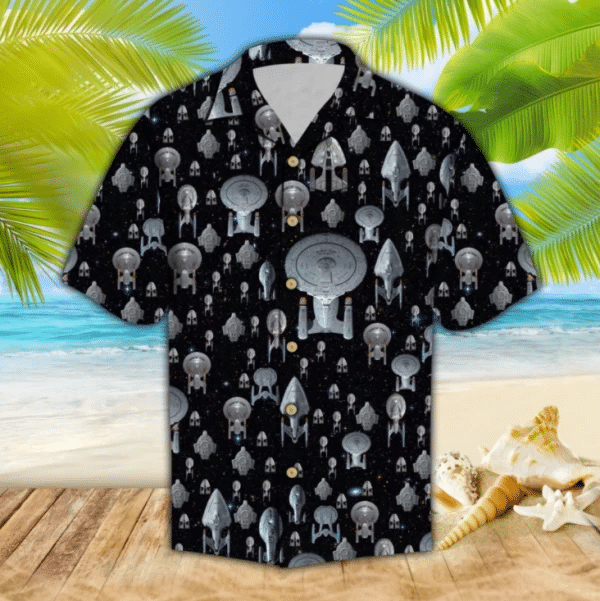 Spaceship Hawaii Shirt Unisex Adult Ha24196