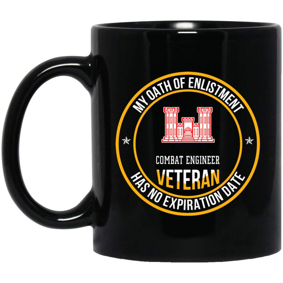 Combat Engineer Veteran Shirt My Oath Of Enlistment Veterans Day Christmas Gift Mug