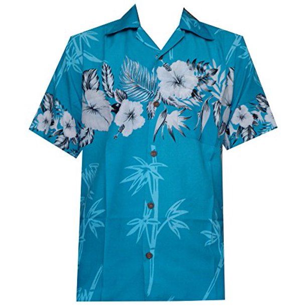 Bamboo Tree Blue Unique Design Hawaiian Shirt Dhc18063276