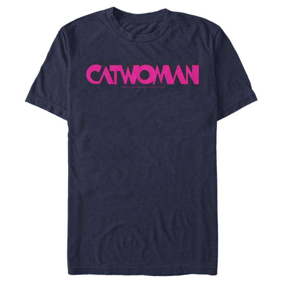 Batman Men’s Catwoman Logo  T Shirt