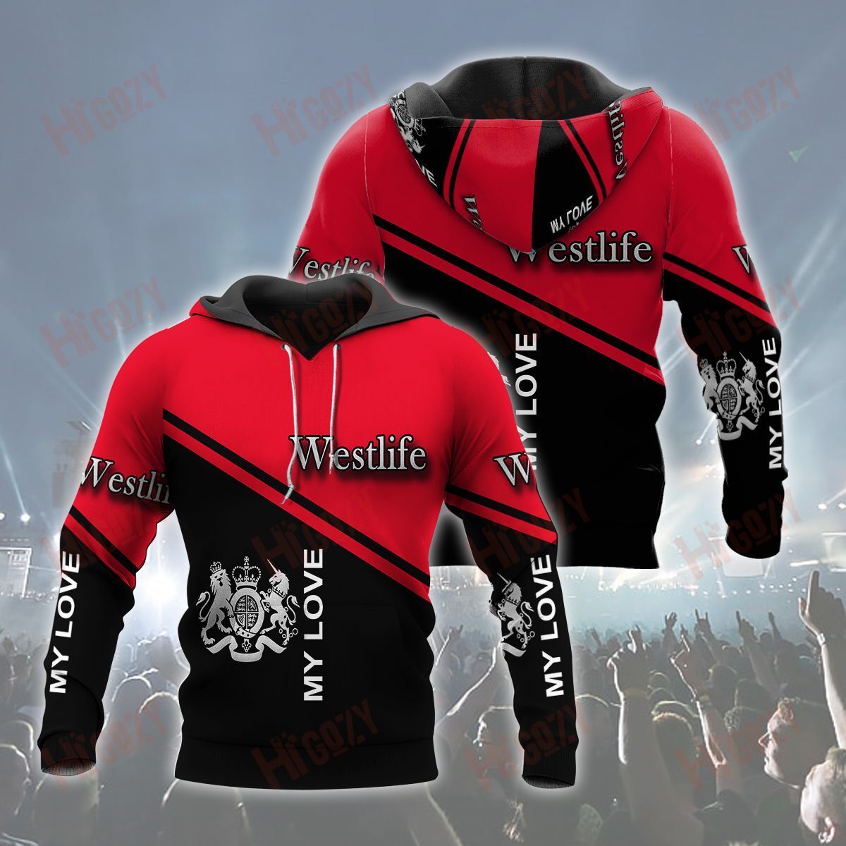 Westlife 3D Hoodies Clothing Store Zip Hoodie Cool Hoodies, Hoodies For Women/ For Men – Nh707