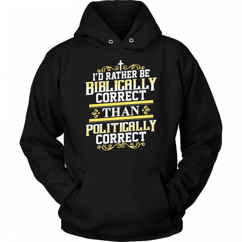 I’d rather be biblically correct than politically correct hoodie | Faith hoodies