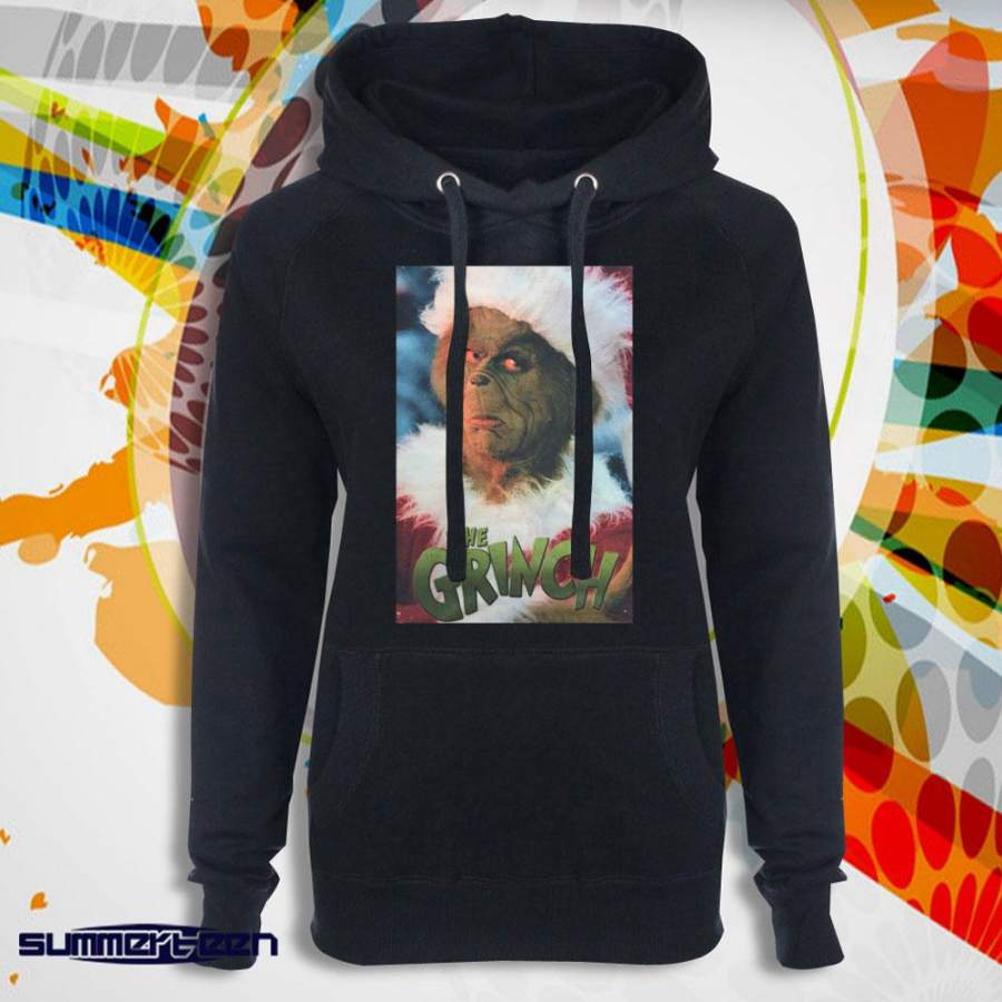 The Grinch Jim Carrey How The Grinch Stole Christmas Women’S Hoodie