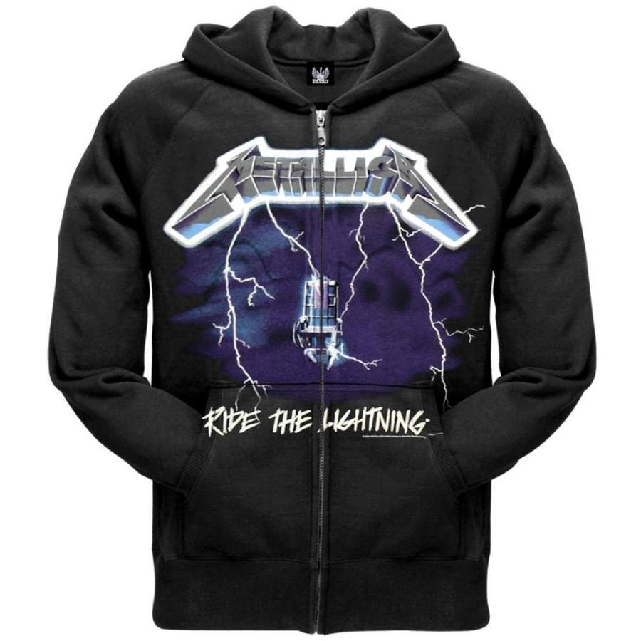 Metallica – Ride The Lightning Zip Hoodie