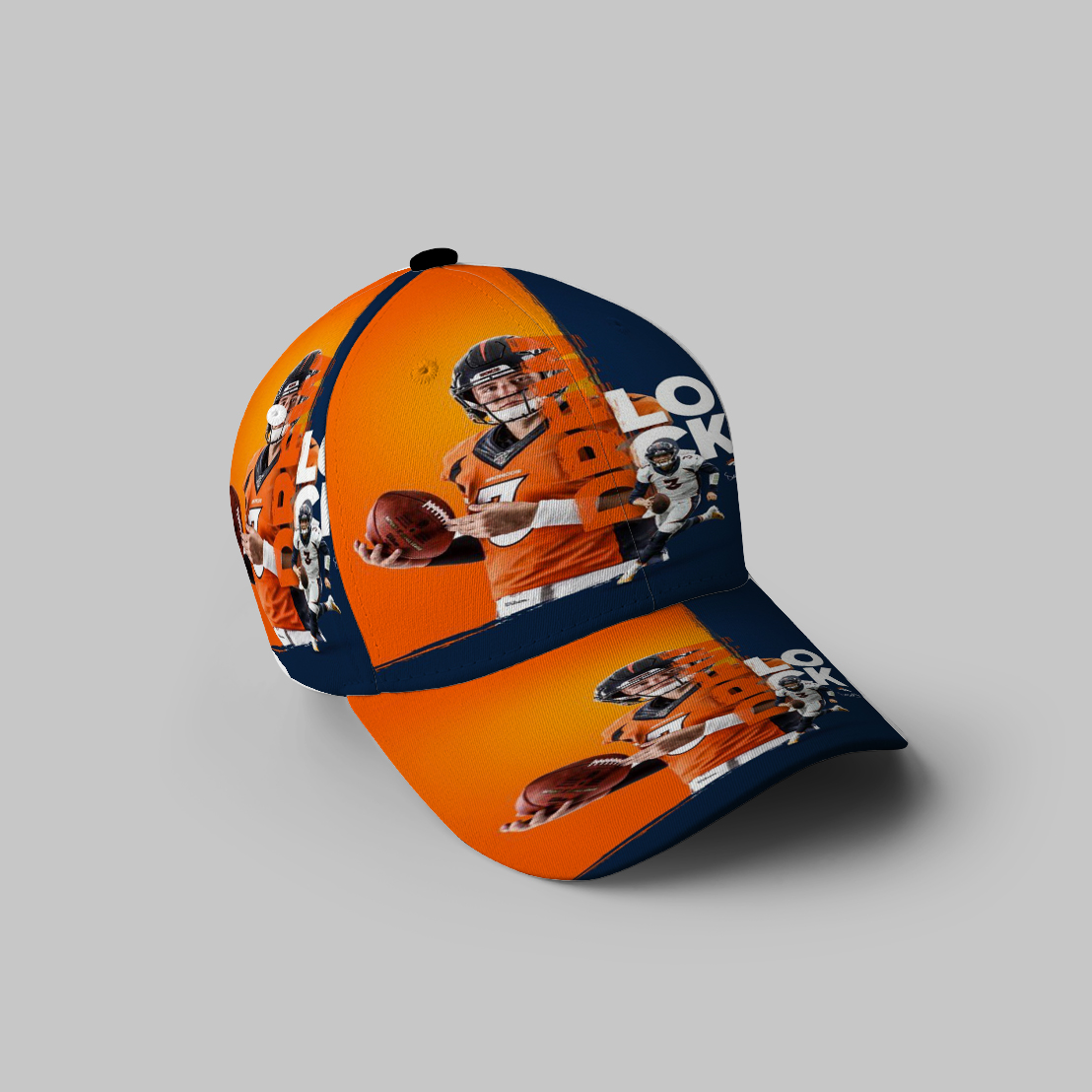 Denver Broncos Drew Lock1 3D Printing Baseball Cap Classic Hat