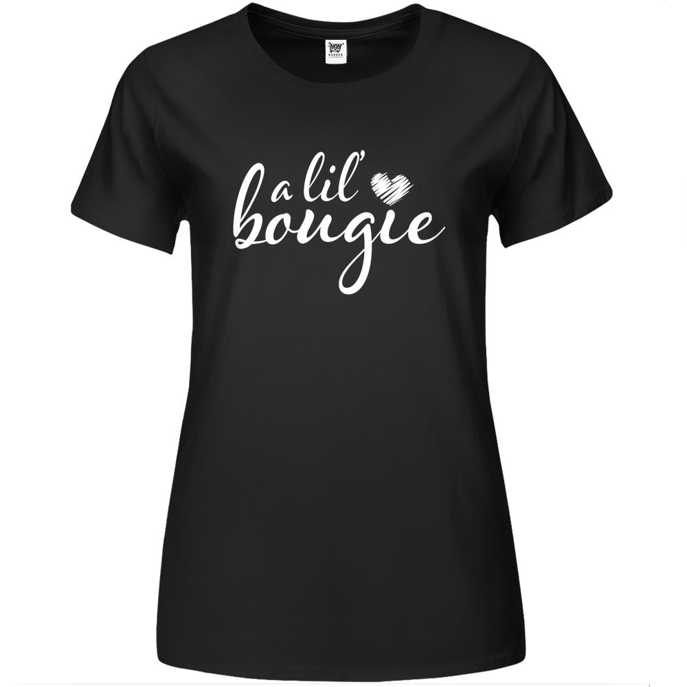 A Lil Bougie Funny Women Apparel Premium Womens T Shirts