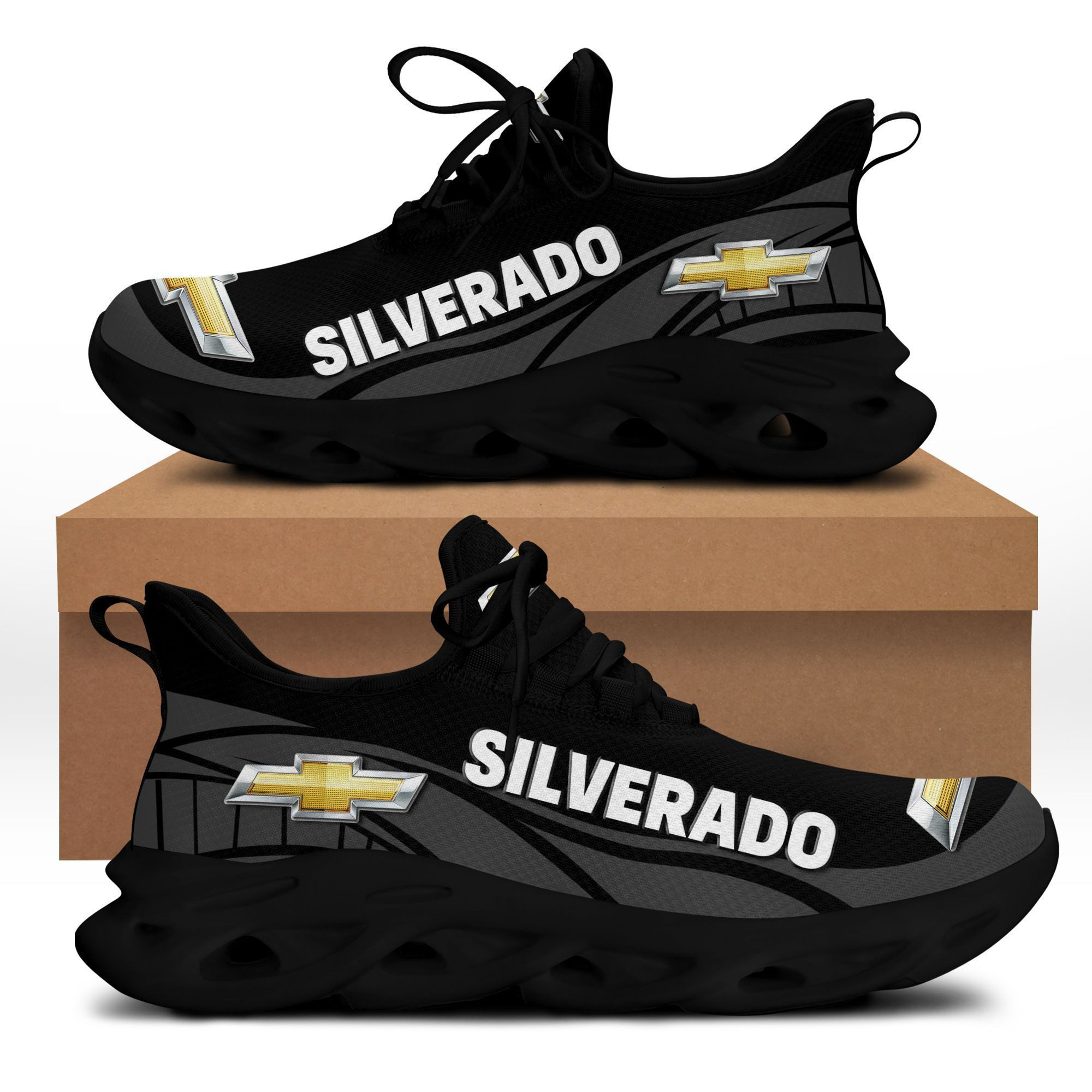 Chevrolet Silverado Bs Running Shoes Ver 3 (Black)