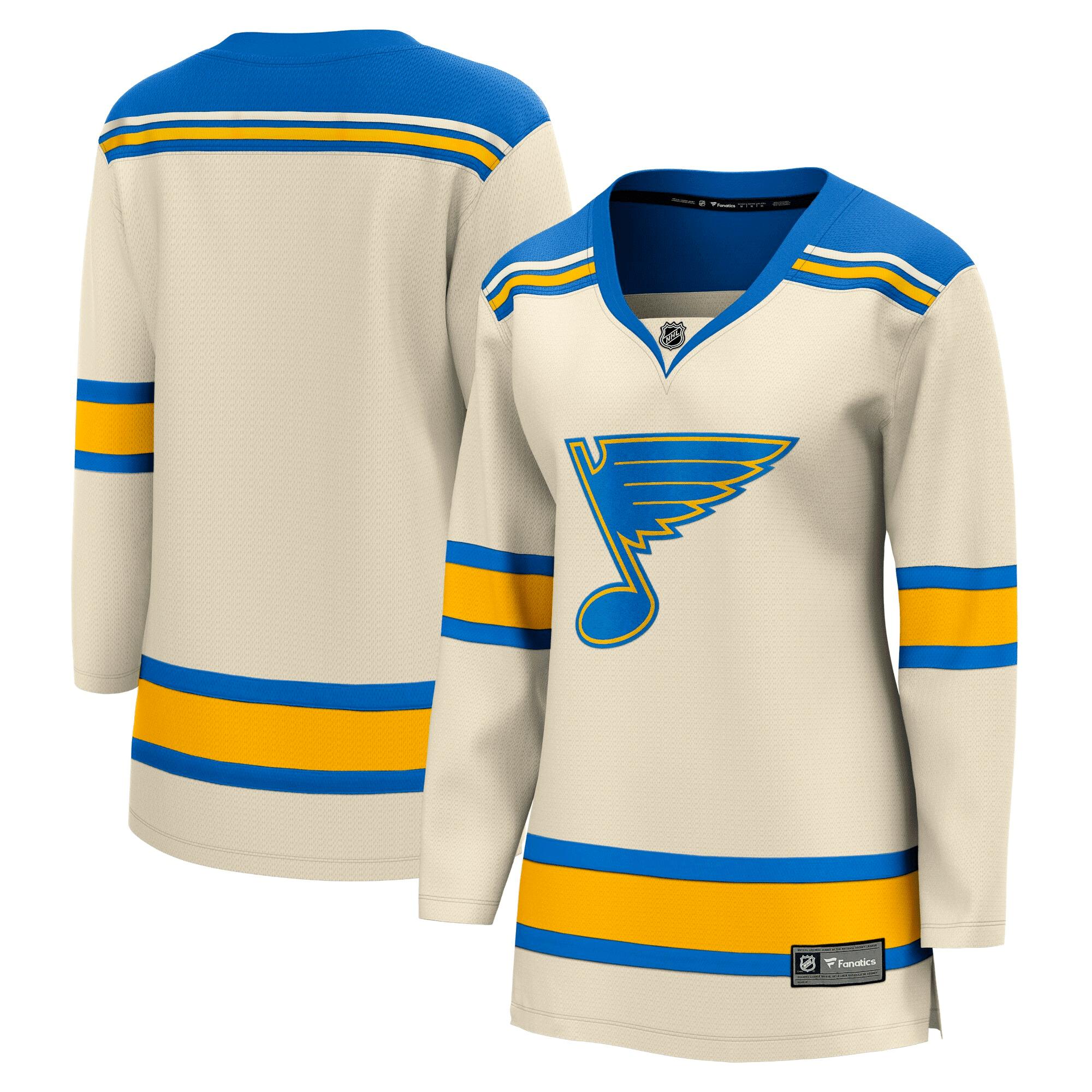 Women’s Cream St. Louis Blues 2022 Winter Classic Breakaway Jersey Jersey