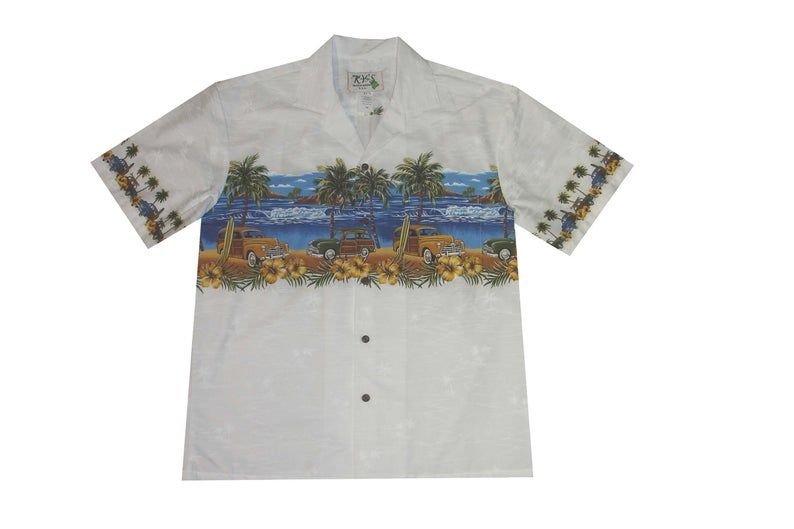 Woody Beach Multicolor Unique Design Hawaiian Shirt DHC18064232