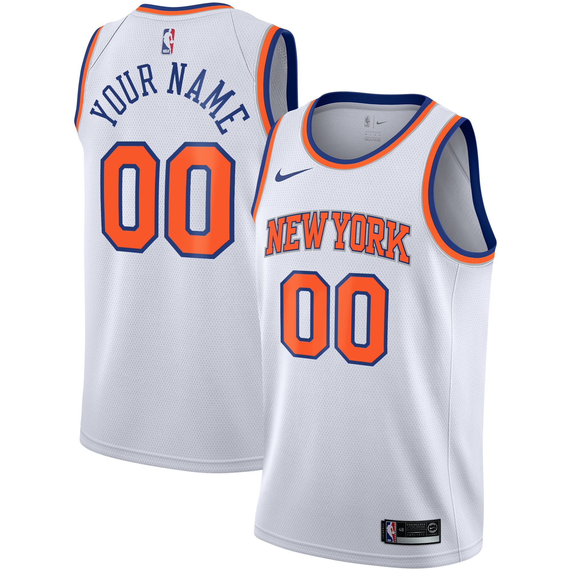 New York Knicks Association Swingman Jersey – Custom – Youth