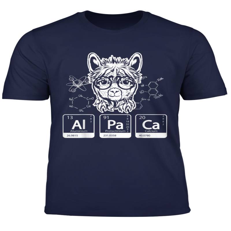 Alpaka Periodensystem T Stuck Lama Shirt Chemie T Shirt ...