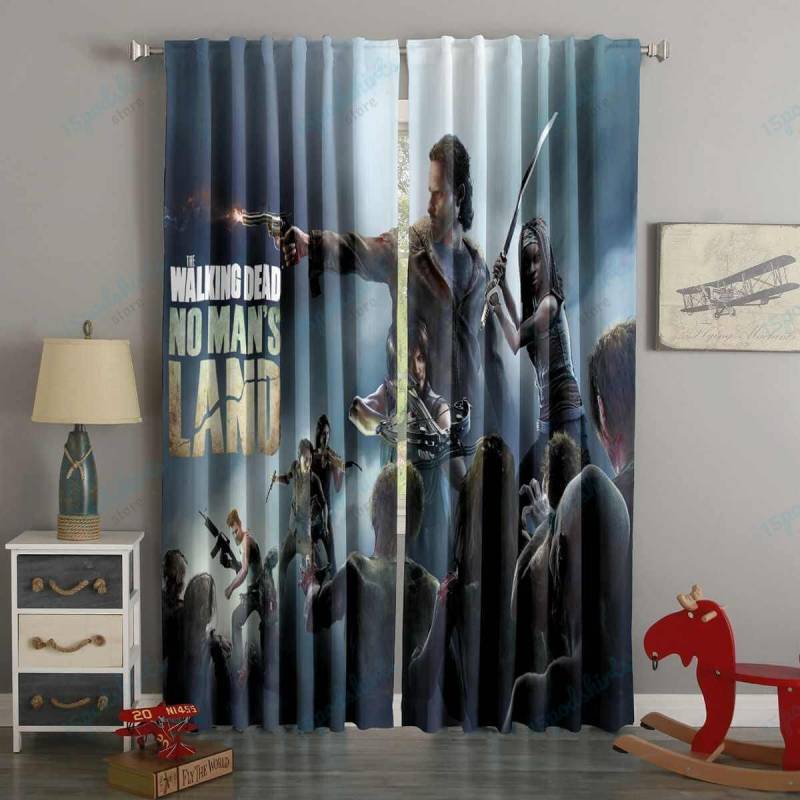 3D Printed The Walking Dead Style Custom Living Room Curtains