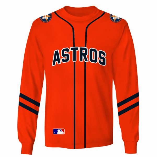 Houston Astros Personalized Unisex Sweatshirt All Over Printed Unisex Sweatshirt Us Size