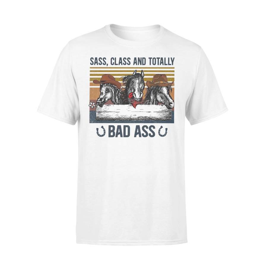 Horse Sass Class And Totally Bad Ass Vintage T-shirt