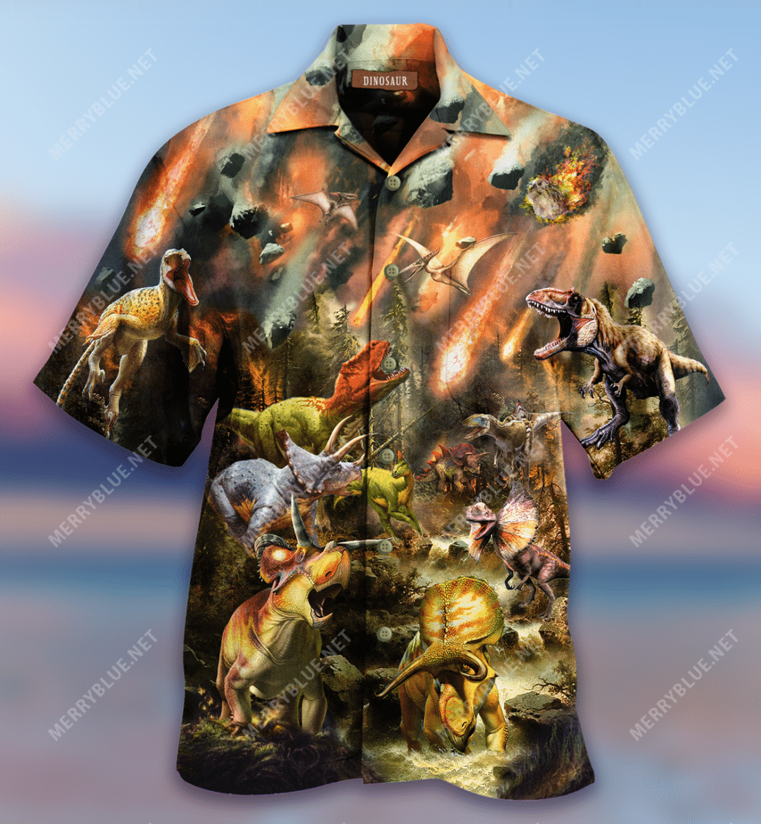 Check Out This Awesome Dinosaurs End Of An Era Unisex Hawaii Shirt Ha43307