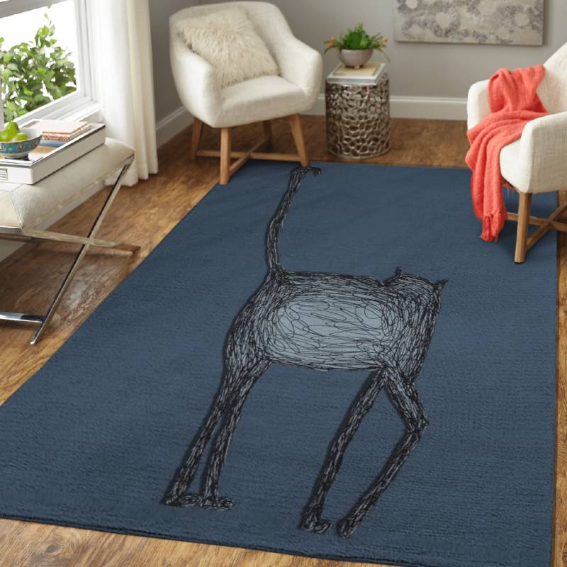 The shadow of a cat – Animals Area Rug Carpet